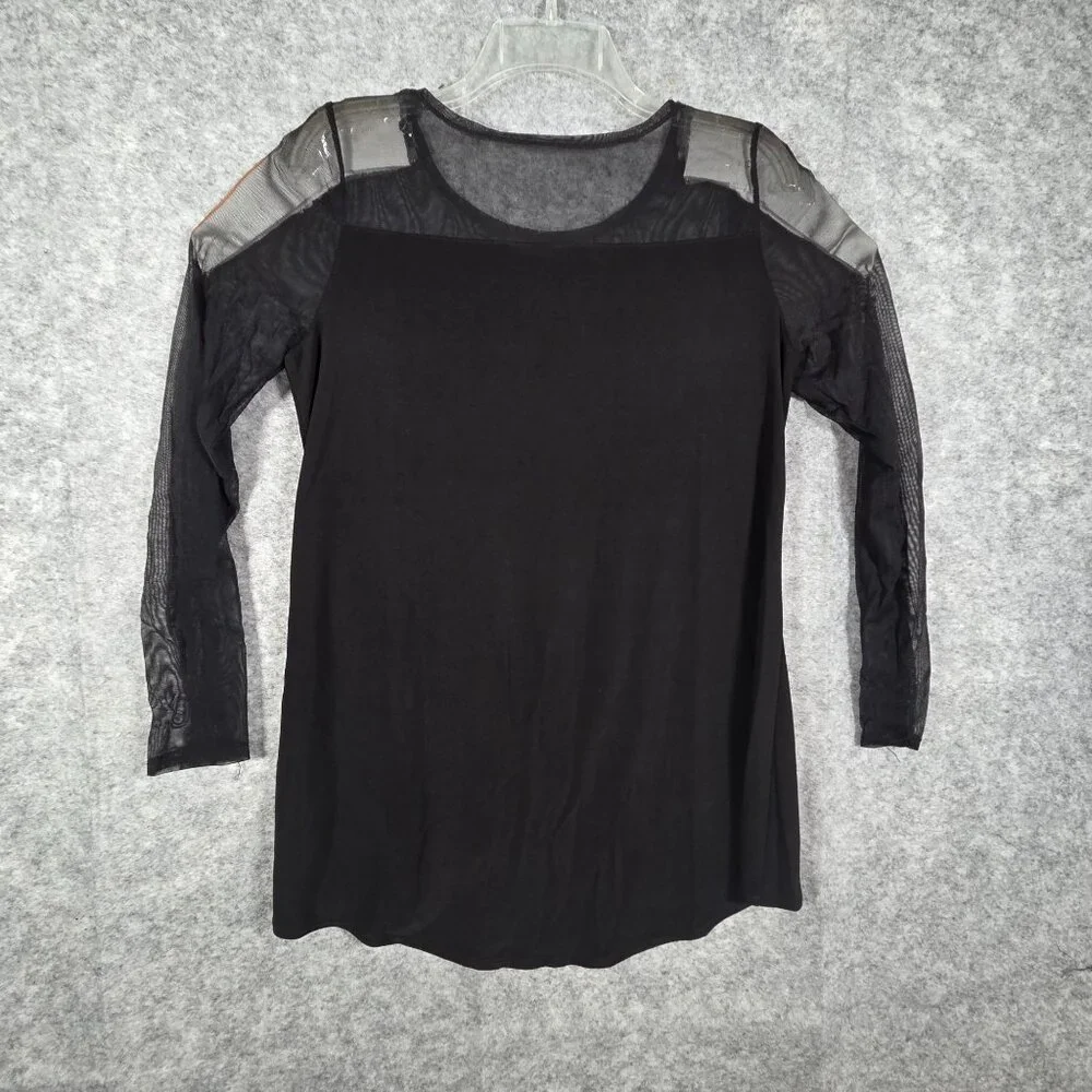 Joseph Ribkoff Women's Long Sleeve Pullover Tunic Black Size M - Picture 5 of 6